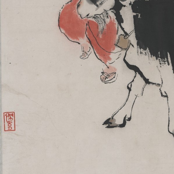 近代_程十发_少女牧羊图_(7795×7795 – 72dpi)(图4)