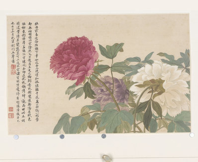 清_恽寿平_王翚花卉山水合册_(6448×5287 – 350dpi)(图1)