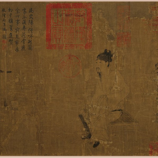 唐_阎立本_萧翼赚兰亭图_绢本_(23116×4100 – 350dpi)(图5)