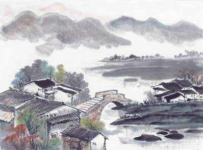 近代_现代山水册页_64_(6068×4480 – 72dpi)(图1)