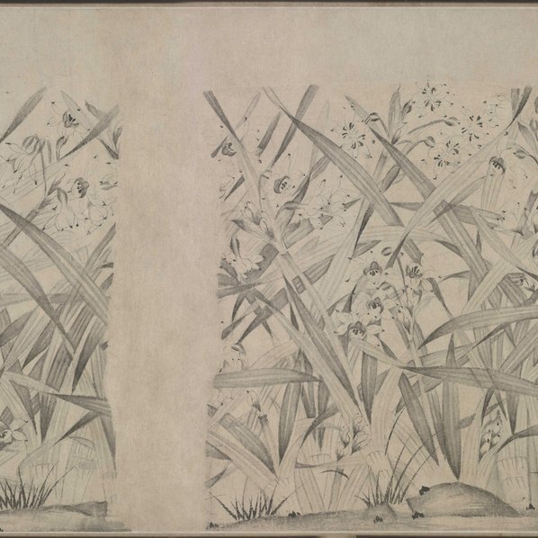 元_王迪简_水仙图残卷_纸本_故宫博物院_(49053×4722 – 300dpi)(图5)