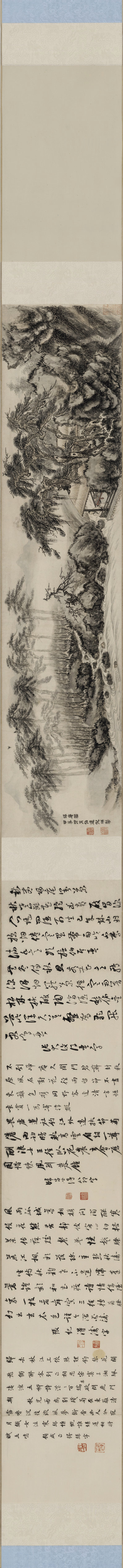 明_倪瑛_归庵图_全卷_纸本辽_(53008×4156 – 360dpi)(图1)