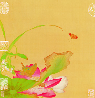 清_郎世宁_花鸟图册_8(图1)