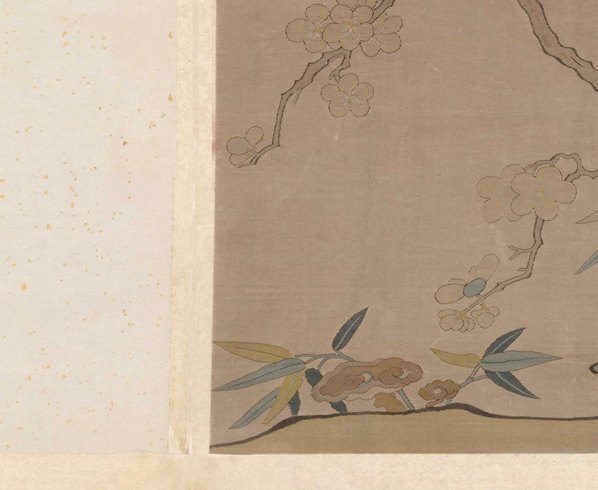 明_故宫藏织绣画_开_缂丝花卉册之梅_(5238×4292 – 300dpi)(图4)