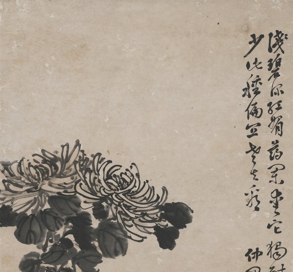 近代_李祯_苦李_菊花图_(4672×17373 – 72dpi)(图2)