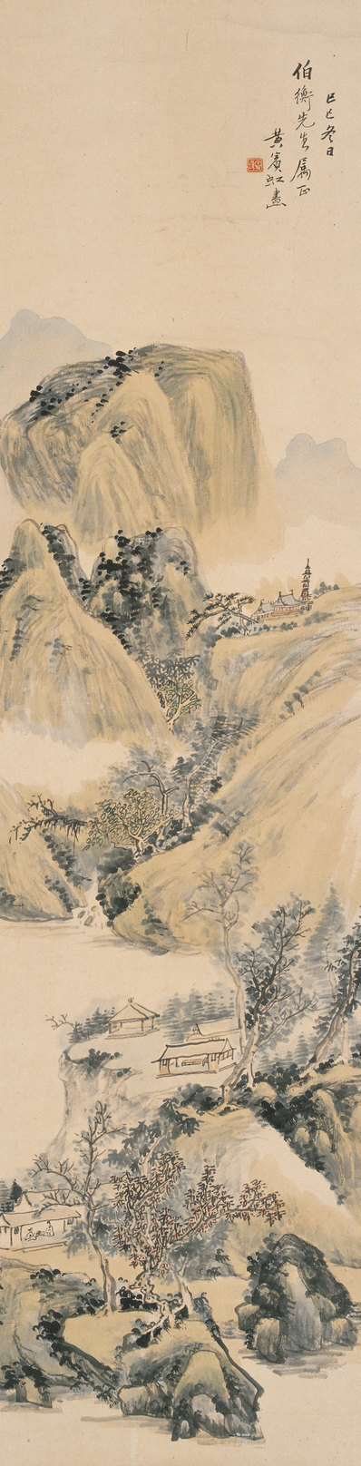 近代_黄宾虹_山水_(3180×12913 – 72dpi)(图1)