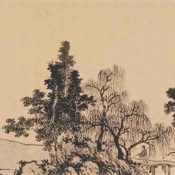 明_沈周_京江送别图_绢本_(12076×2205 – 200dpi)(图5)