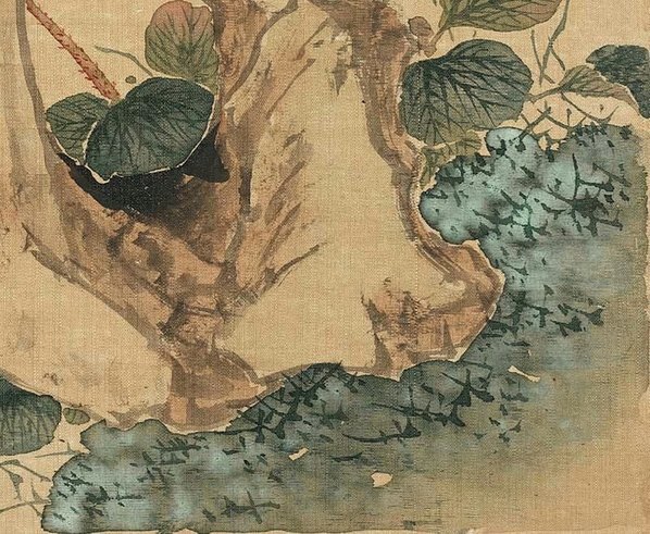 清_居廉_花卉奇石册_十二开_7_(3100×2544 – 300dpi)(图5)