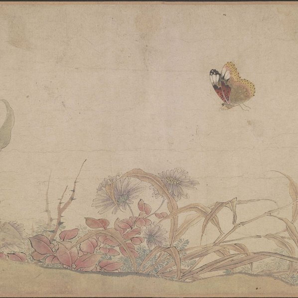 宋_赵昌_写生蛱蝶图卷全卷纸本_北京故宫博物院藏_(28115×3272 – 300dpi)(图3)