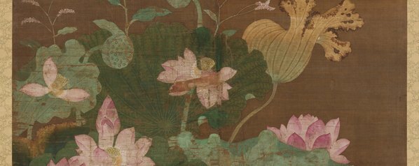 五代_南唐_顾德谦_莲池水禽图轴_对轴_绢本重设色各_北京故宫_(11107×17717 – 30(图3)