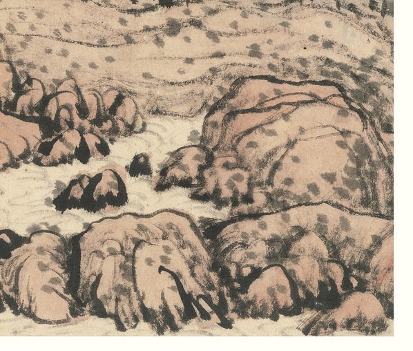 明_石涛_设色山水册纸本_11_(4023×3418 – 300dpi)(图5)