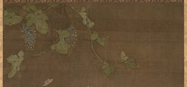 元_佚名_草虫图_葡萄绢本_东_(8205×15354 – 300dpi)(图2)