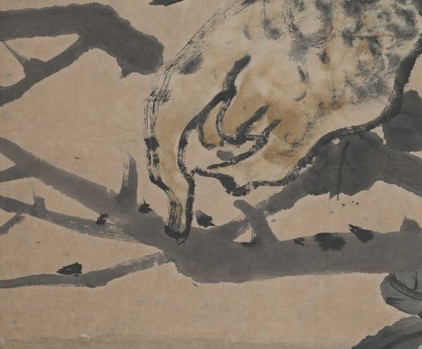 近代_谢公展_佛手回春图轴_(6022×4980 – 72dpi)(图4)