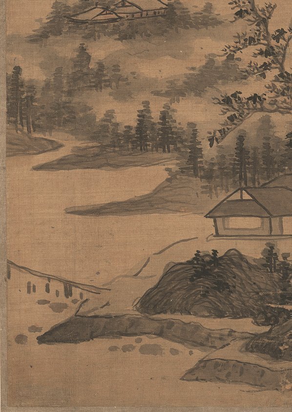 明_蓝瑛_山水十开_绢_(3114×4390 – 300dpi)(图4)