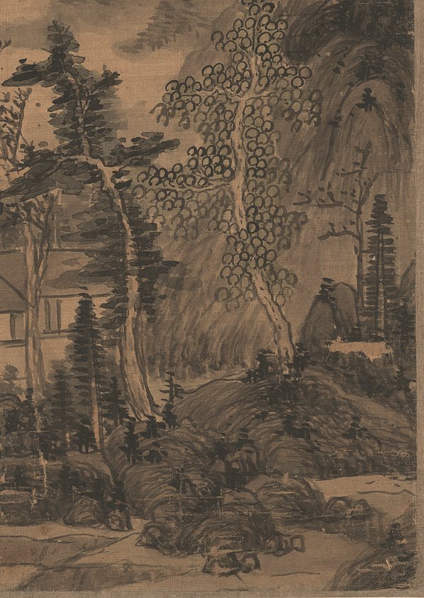明_蓝瑛_山水十开_绢_(3114×4390 – 300dpi)(图5)