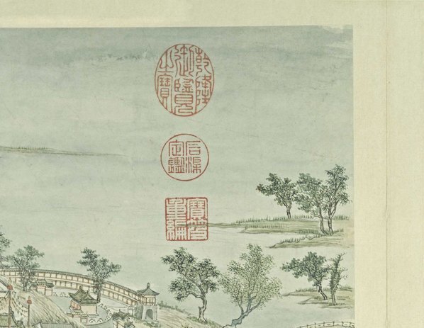 清_张若澄_燕山八景图_北京故宫_琼岛春_(5410×4189 – 300dpi)(图3)
