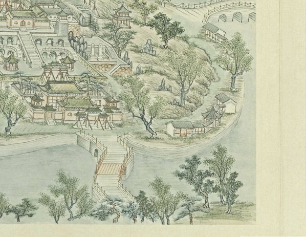 清_张若澄_燕山八景图_北京故宫_琼岛春_(5410×4189 – 300dpi)(图5)