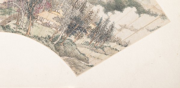清_王鉴_仿惠崇笔意扇_(8000×3888 – 150dpi)(图5)