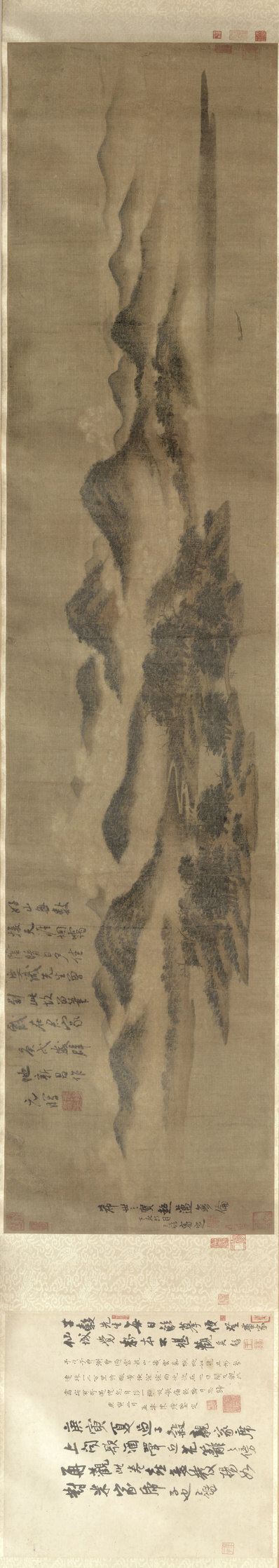 宋_米友仁_好山无数图卷_(23036×4100 – 300dpi)(图1)