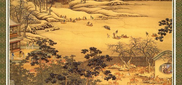 清_清院本十二月令图冊_十二月令图_(3617×6785 – 72dpi)(图3)