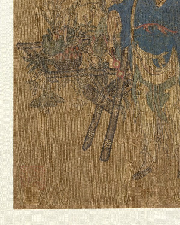 明_清_佚名_卖花图册页绢本_(3100×3880 – 300dpi)(图4)