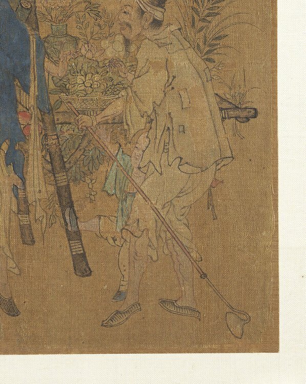 明_清_佚名_卖花图册页绢本_(3100×3880 – 300dpi)(图5)