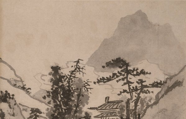 明_沈周_杖藜远眺纸本_(7097×4571 – 300dpi)(图3)