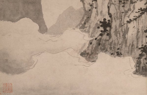 明_沈周_杖藜远眺纸本_(7097×4571 – 300dpi)(图4)