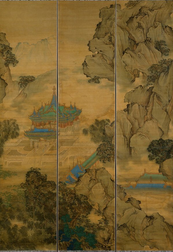 清_袁江_九成宫图屏_(16033×5835 – 300dpi)(图4)
