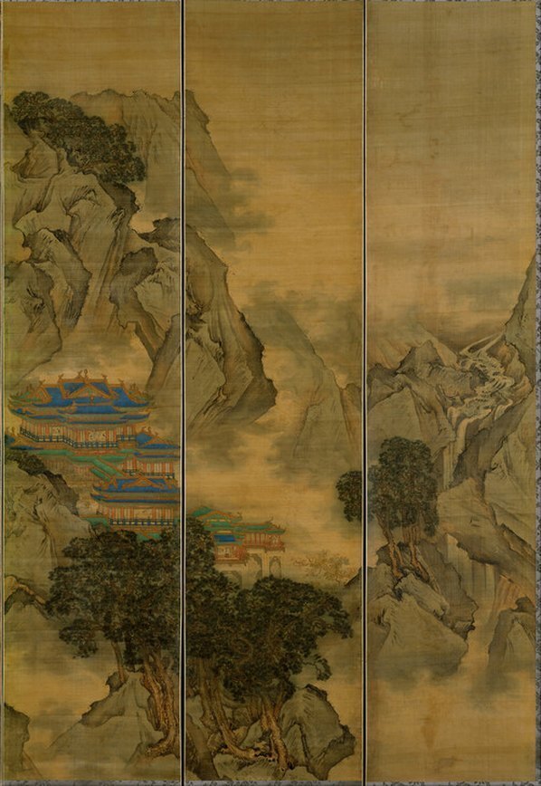 清_袁江_九成宫图屏_(16033×5835 – 300dpi)(图5)