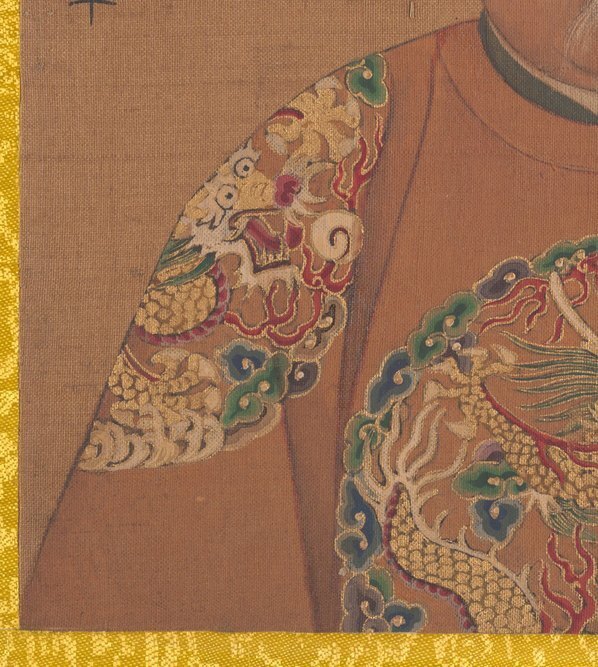 清_佚名_传姚文翰_历代帝王像_汉高祖_(3300×3684 – 300dpi)(图4)