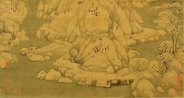 元_黄公望_九峰雪霁图轴_纸_(6526×13843 – 300dpi)(图5)