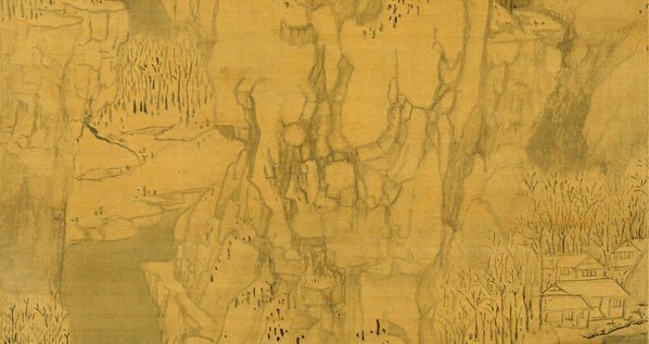 元_黄公望_九峰雪霁图轴_纸_(6526×13843 – 300dpi)(图4)