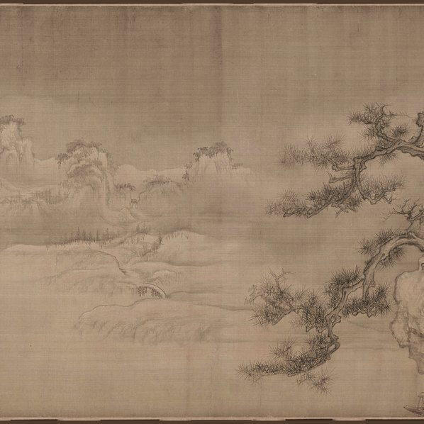 宋_王诜_渔村小雪图卷_全卷_二版绢本北_(81501×5415 – 300dpi)(图4)