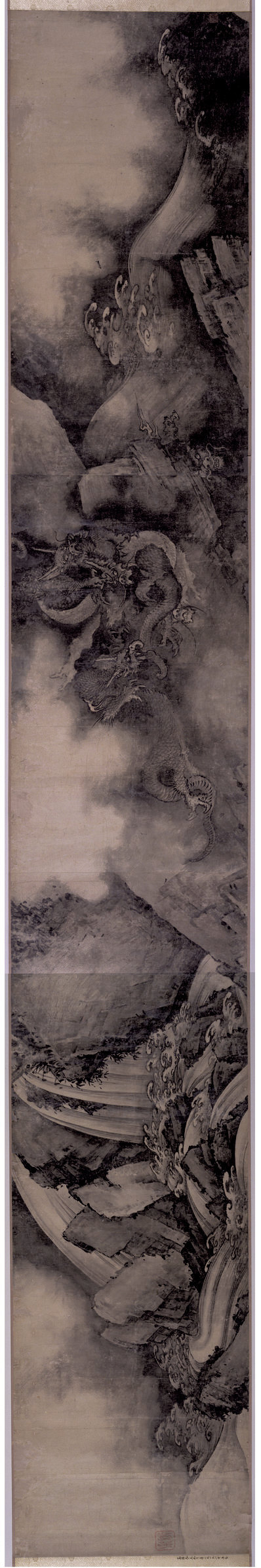 宋_陈容_五龙图巻_(31957×5315 – 300dpi)(图1)
