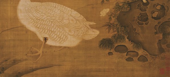 明_吕纪_狮头鹅图(图5)