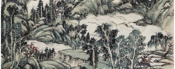 清_王原祁_仿古山水图_山水册页_3_(3647×5756 – 300dpi)(图4)