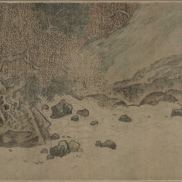宋_佚名_秋林观泉图绢本设色北京故_(16714×2950 – 300dpi)(图2)