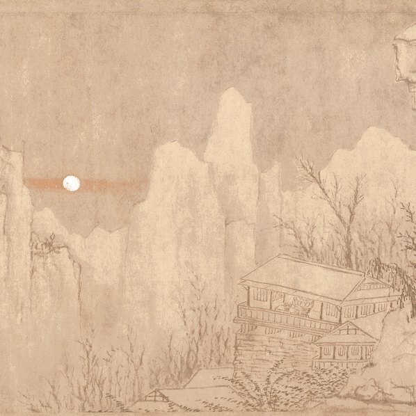 元_黄公望快雪时晴图_快雪时晴图_画(图3)
