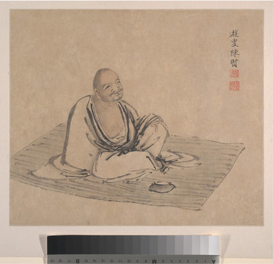 明_陈贤_十六罗汉图_111_(4487×4332 – 300dpi)(图1)