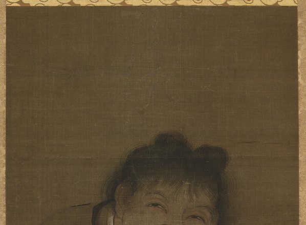 元_传_颜辉_寒山拾得图之一绢本_东_(5267×15516 – 300dpi)(图2)