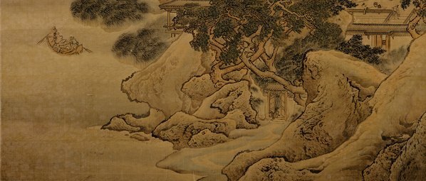 清_袁耀_山水楼阁图轴_(13999×23858 – 300dpi)(图5)