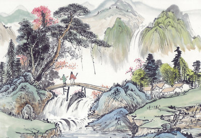 近代_现代山水册页_62_(6267×4295 – 72dpi)(图1)