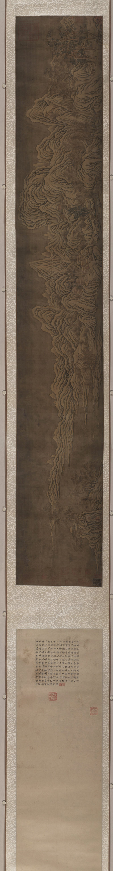宋_刘松年_雪山图卷纸本_大都_(19956×2598 – 300dpi)(图1)