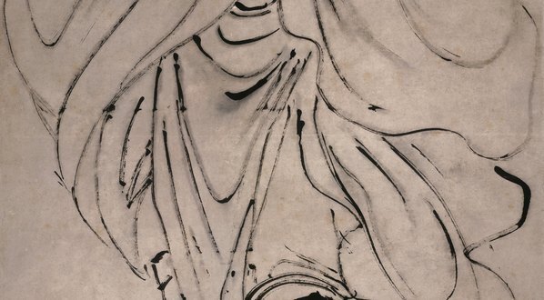 清_高其佩_指画_怒容钟馗(图4)