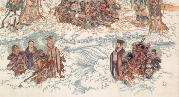 宋_佚名_千手千眼观世音菩萨轴绢本台北_(8300×18000 – 360dpi)(图5)