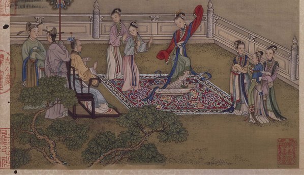 清_冷枚十宫词图册_北京故宫_7_(6525×3747 – 300dpi)(图5)