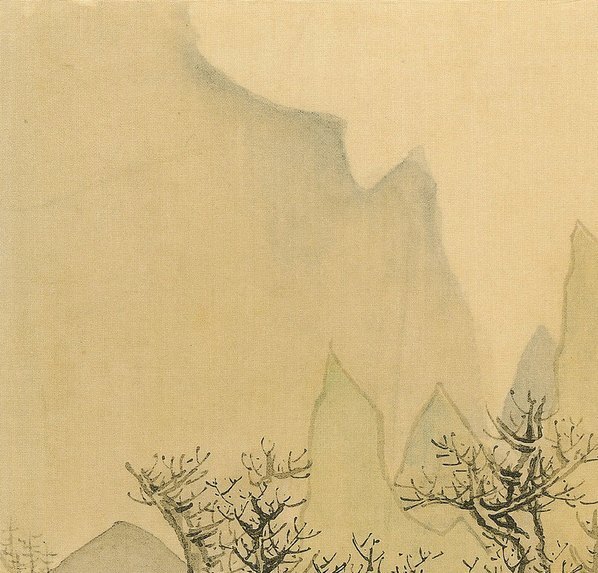 清_傅山_傅眉山水花卉冊_8_(3621×3472 – 420dpi)(图2)