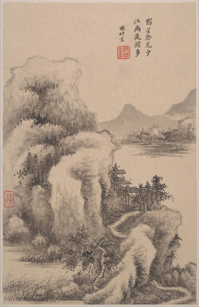 清_王鉴_山水清音图册_5_(2658×4099 – 400dpi)(图1)