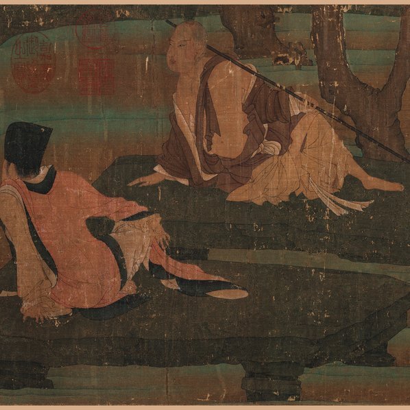 五代_佚名_神骏图_画芯_绢本_(19717×3873 – 350dpi)(图5)